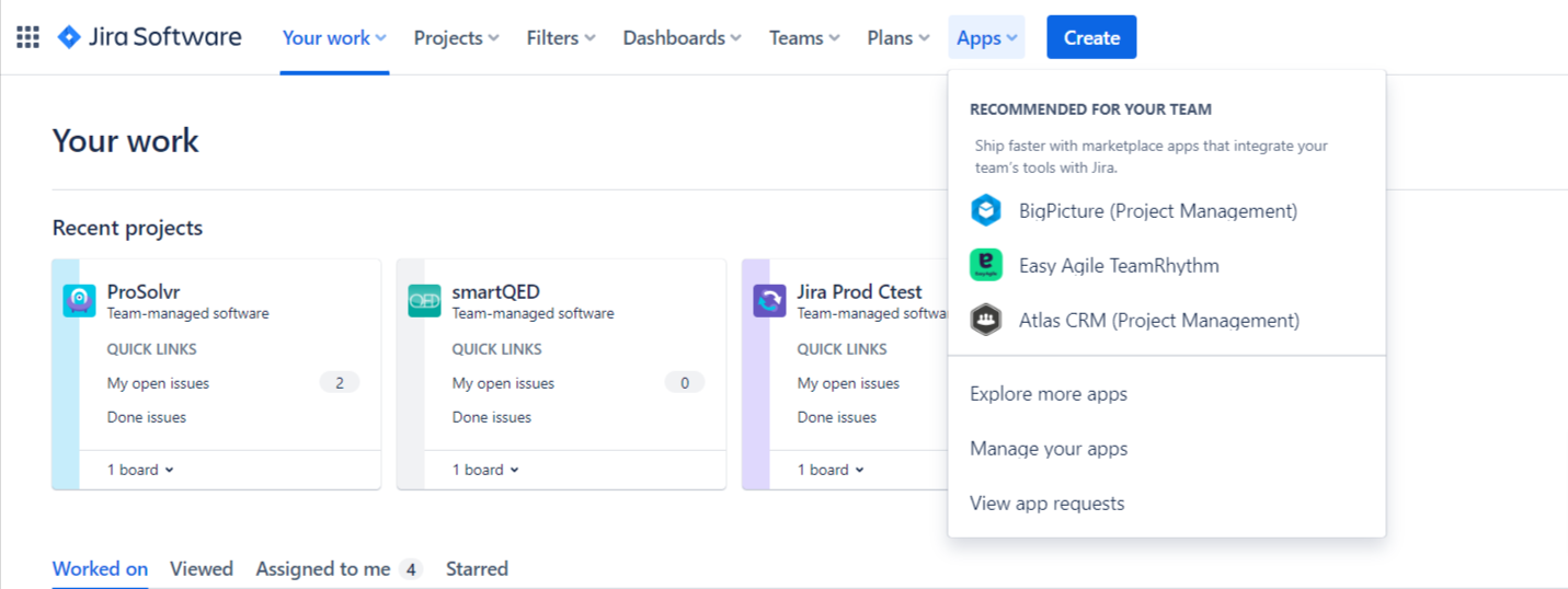 ProSolvr Jira manage app install